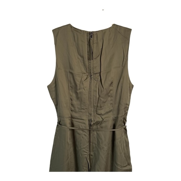 Ettitude Bamboo Sateen Jumpsuit Luxurious in Moss Sage Womens Medium NIB. $314 - Picture 10 of 14